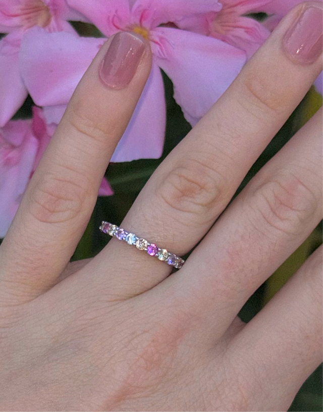 Anello veretta RaibowG (arg 925)