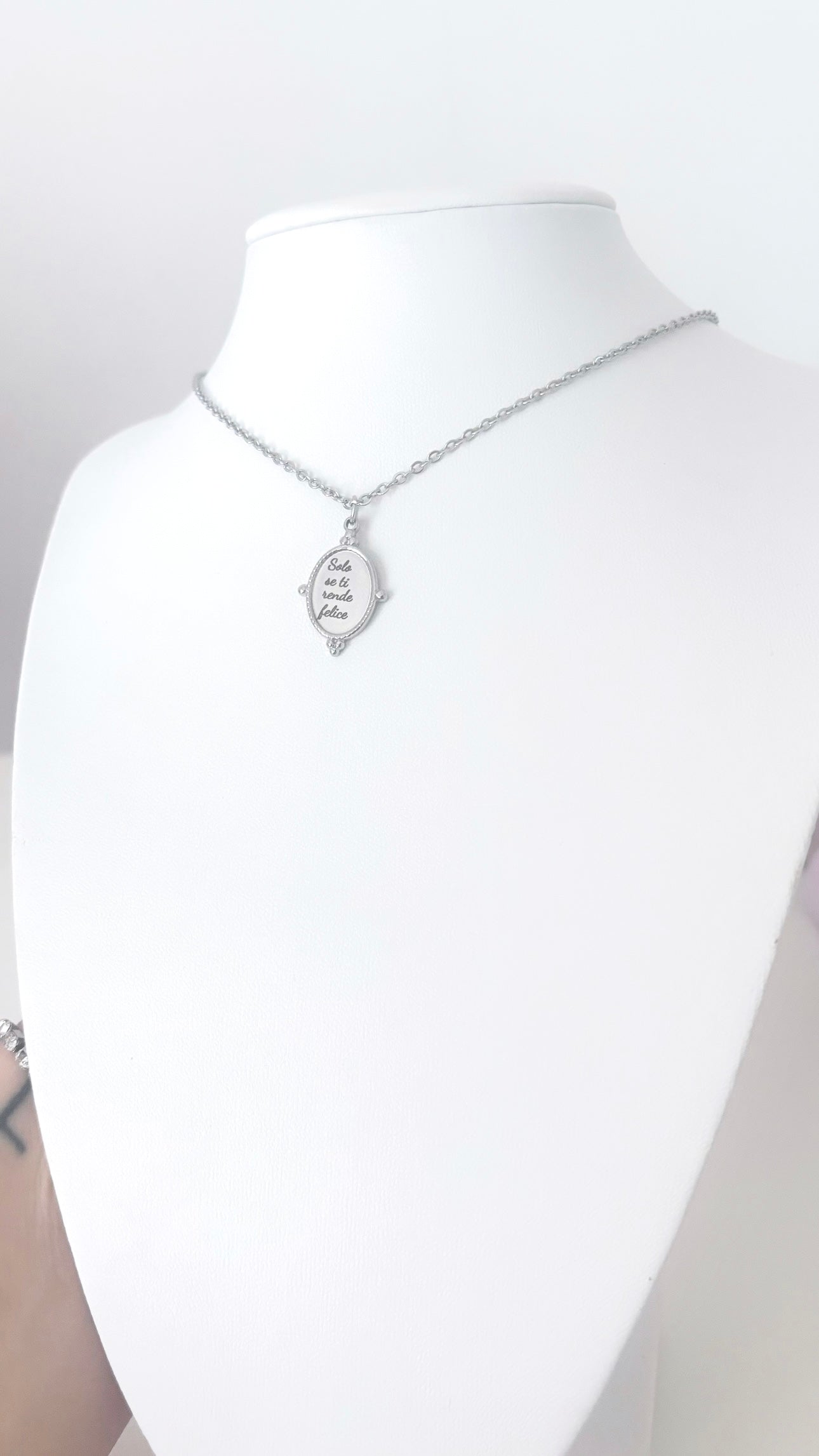 Ciondolo Vintage Baroc Personalizzabile con una frase o foto