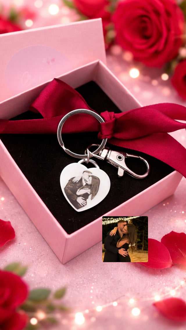 Portachiavi con incisione personalizzata