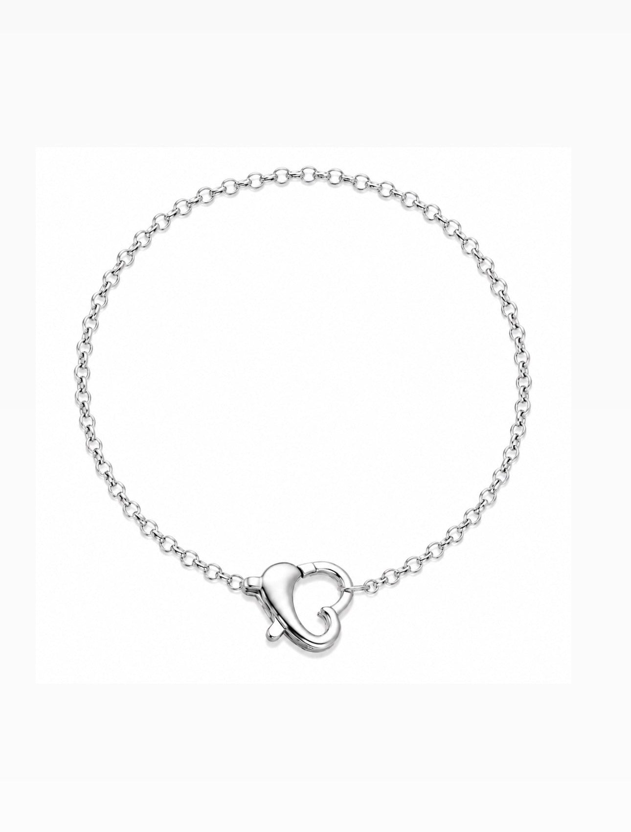 Collana con moschettone a cuore