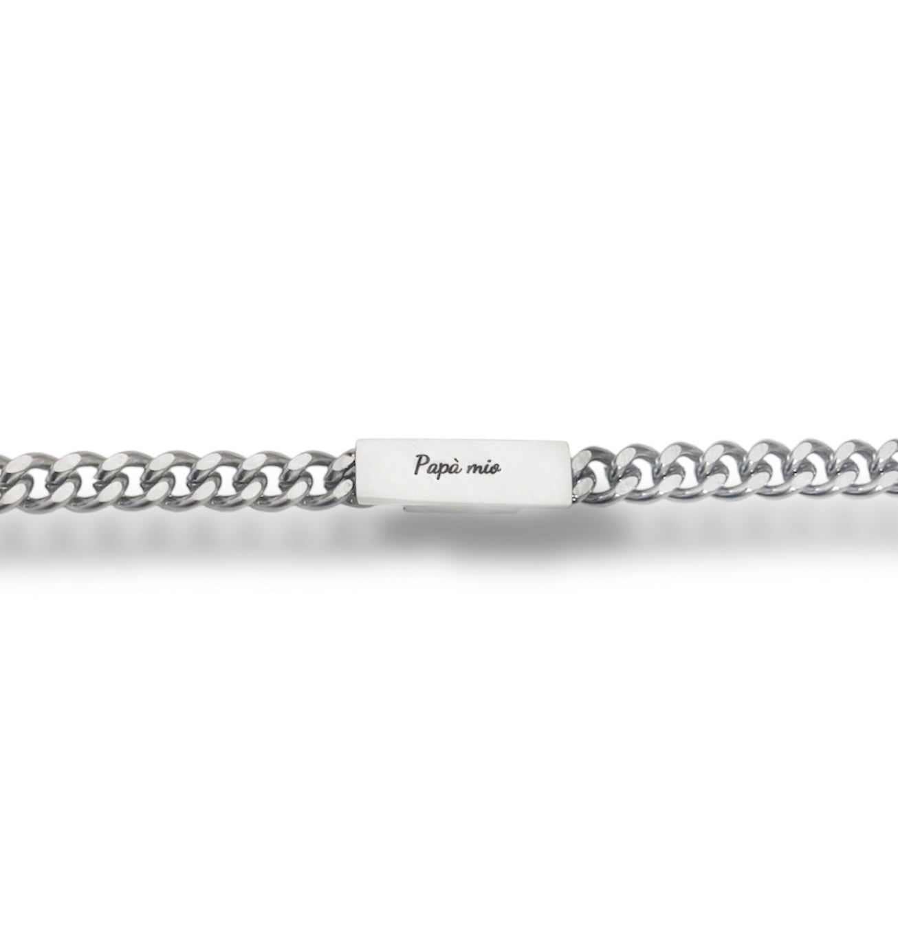 Bracciale uomo a catena personalizzabile