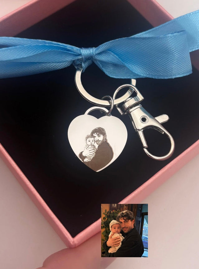 Portachiavi con incisione personalizzata