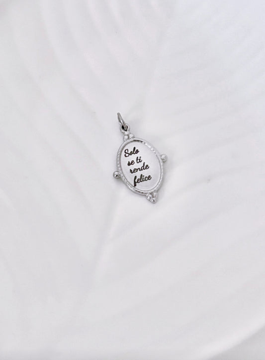 Ciondolo Vintage Baroc Personalizzabile con una frase o foto