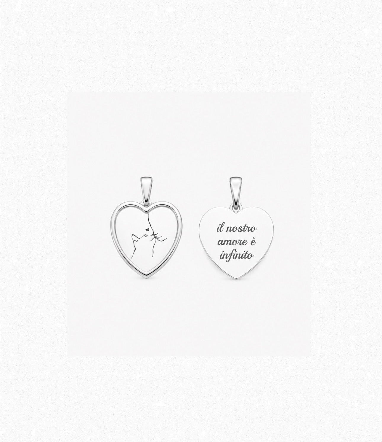 Ciondolo cuore personalizzabile come vuoi tu