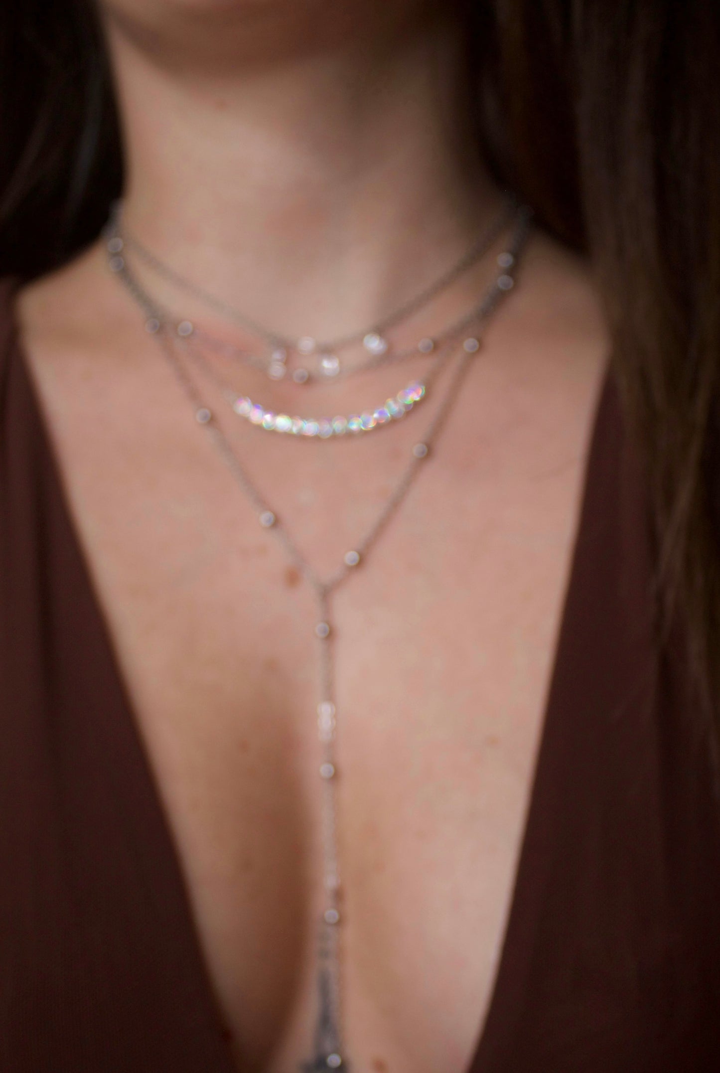Collana elegante con palline