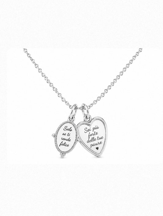 Set base collana più due ciondoli personalizzati