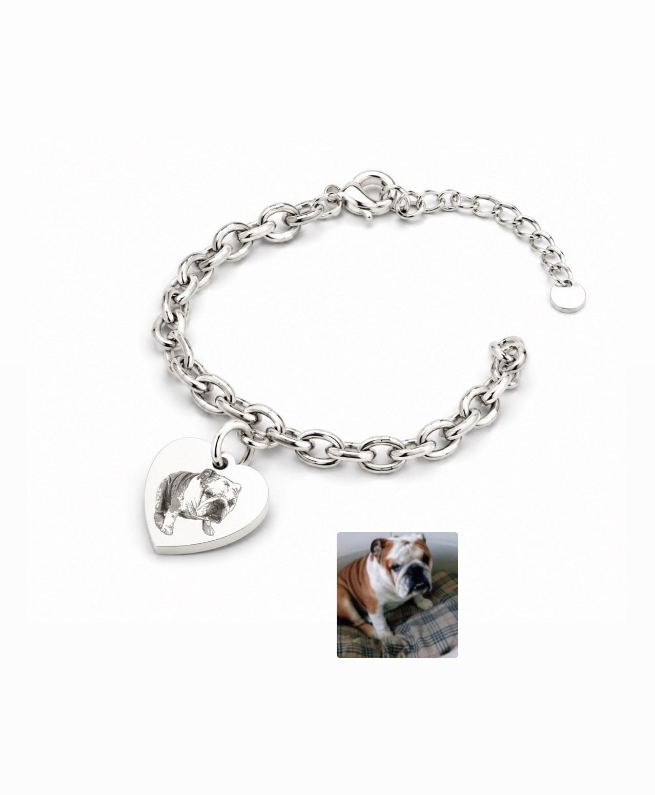 Bracciale a Catena personalizzabile con una tua foto o frase