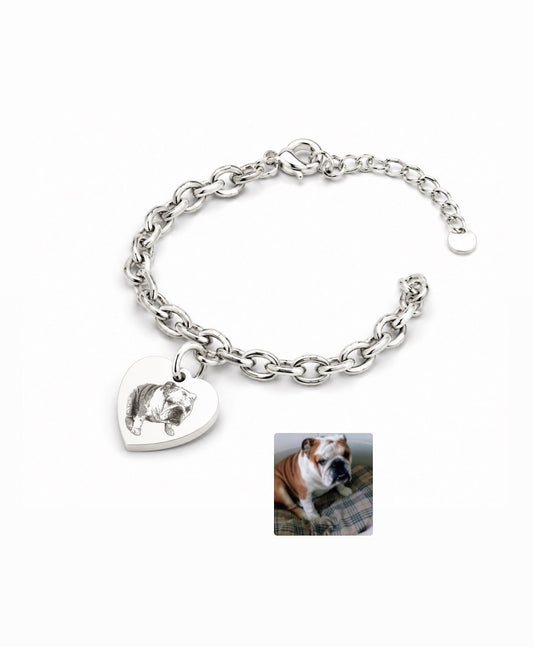 Bracciale a Catena personalizzabile con una tua foto o frase
