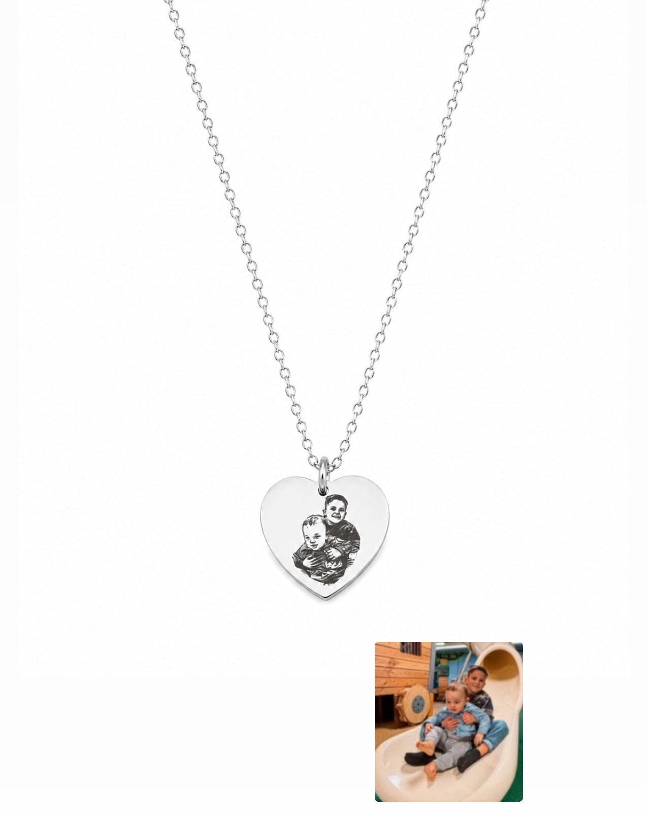 Collana cuore mini (1,4cm) personalizzabile