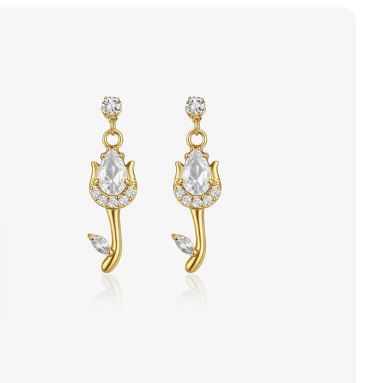 Orecchini “Flowers Dyamond