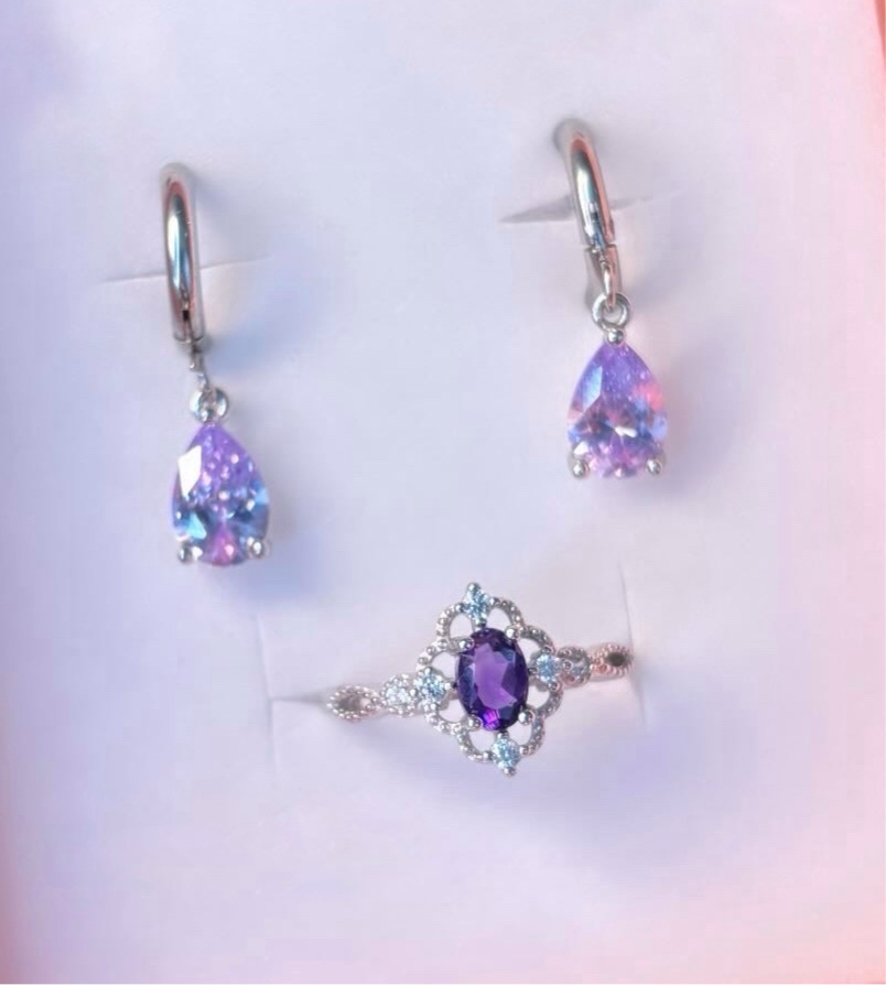 Anello “Ametyst Gio’ “ arg 925
