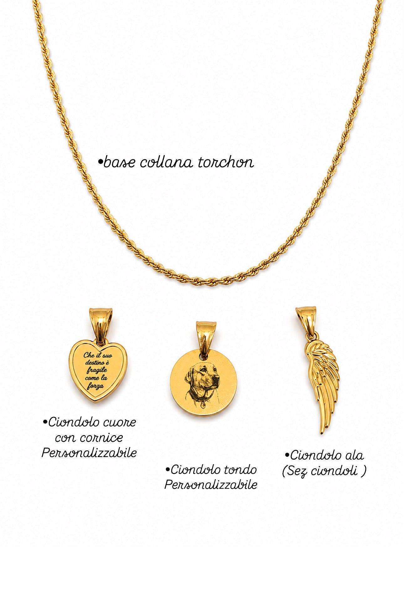 Crea la tua Collana Personalizzabile