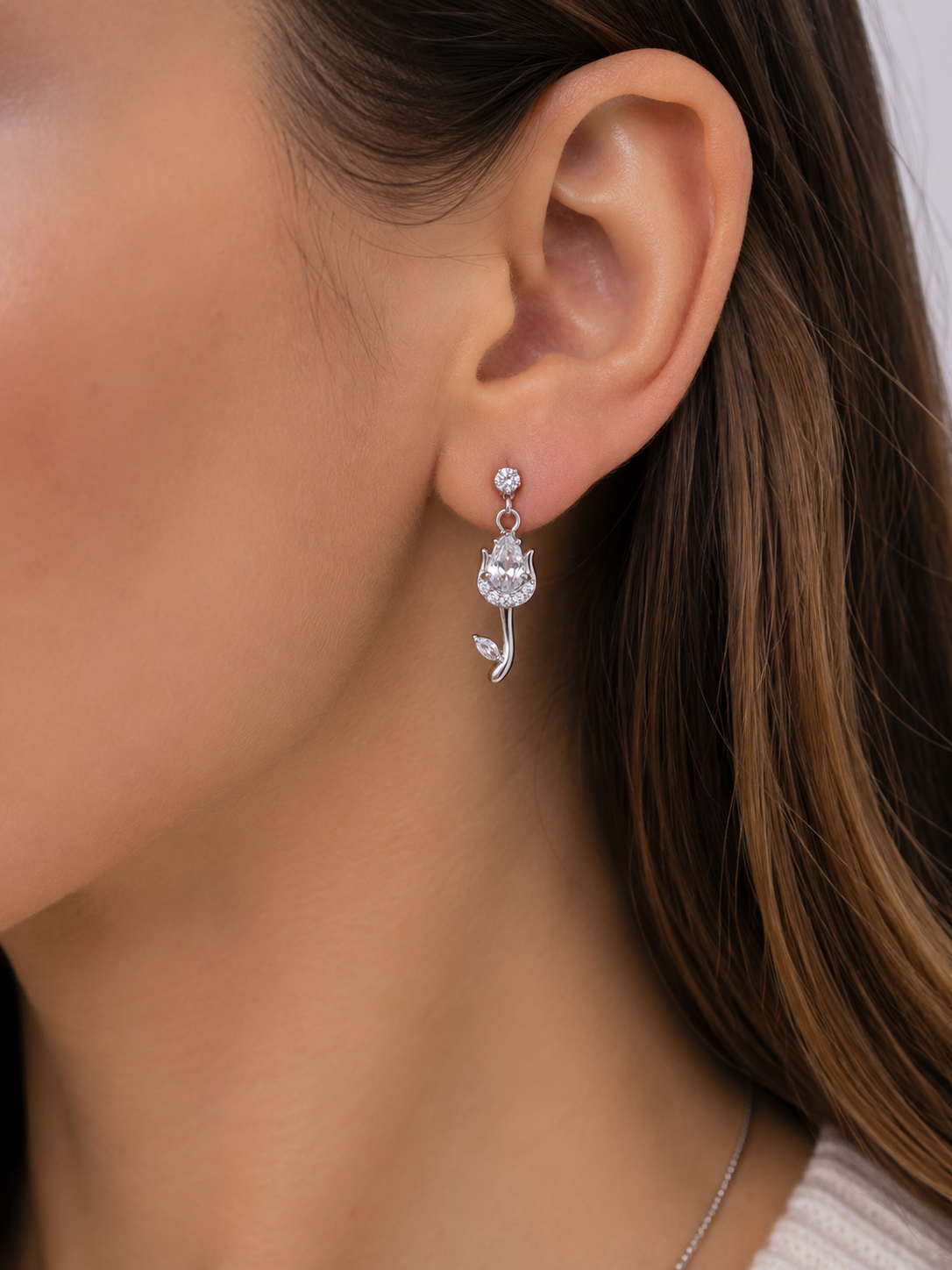 Orecchini “Flowers Dyamond