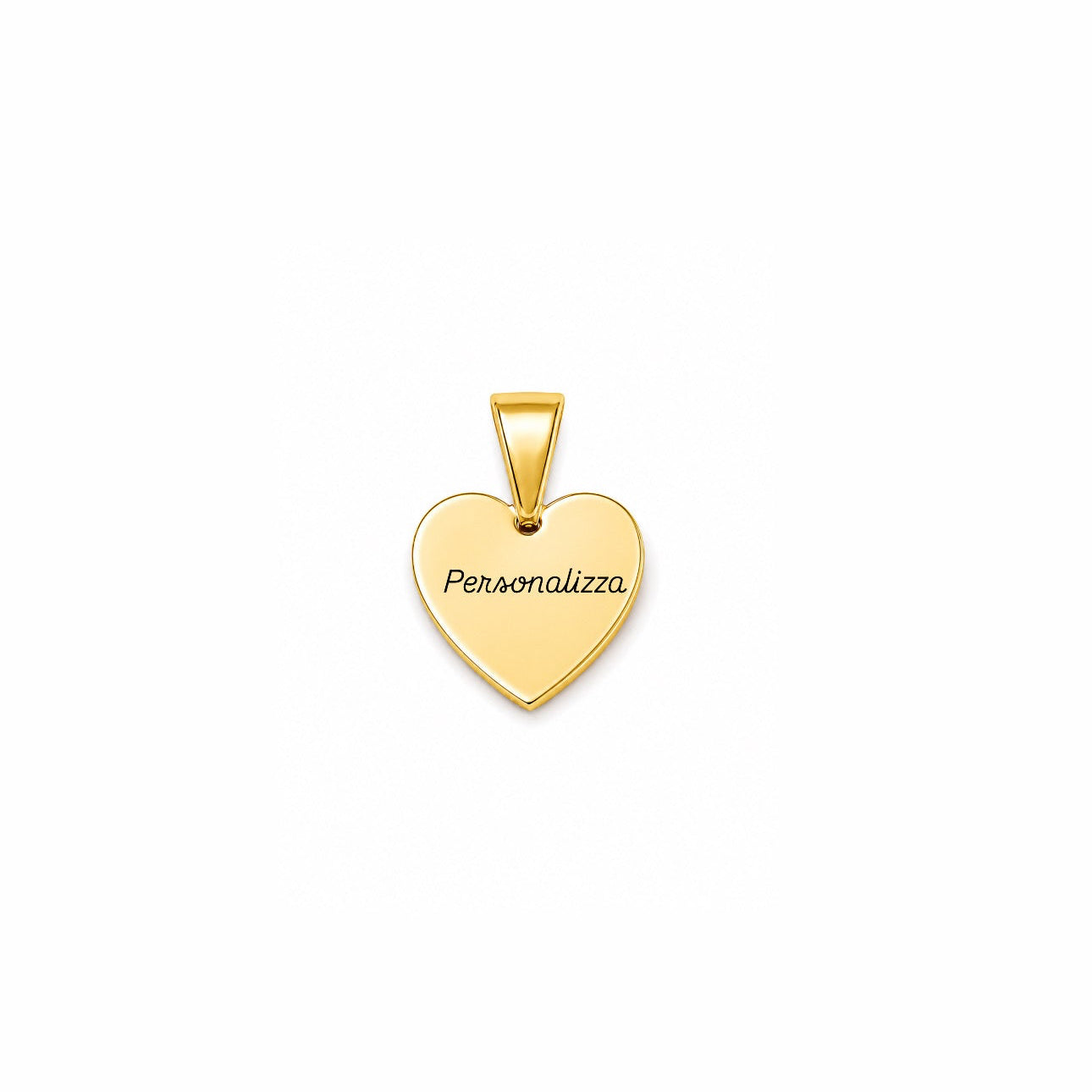 Ciondolo mini cuore (1,4cm) personalizzabile