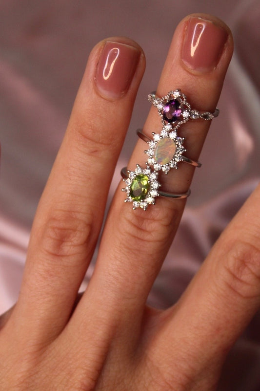 Anello “Ametyst Gio’ “ arg 925